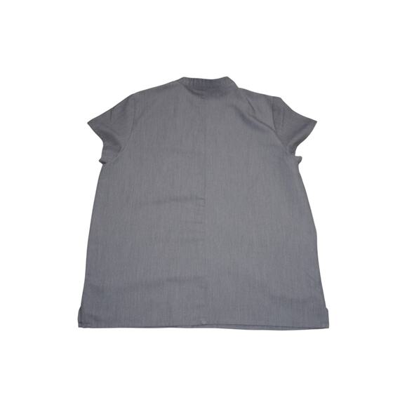 FIGS Technical Collection Scrub Set Gray V-Neck Top Pants Size M Medical Uniform - Picture 4 of 11